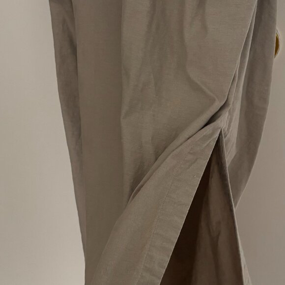 Anthropologie Cap-Sleeve V-Neck Ruched Slim Midi Dress (XL) - Picture 5 of 7